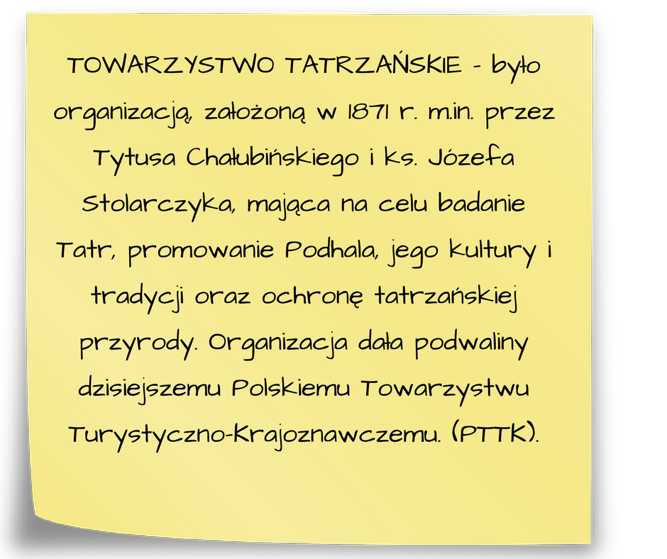 TOWARZYSTWO TATRZAŃSKIE