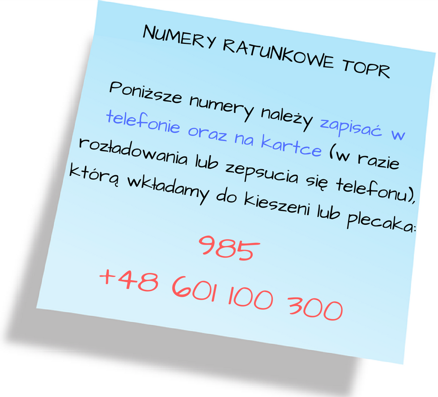 co zabrać w góry