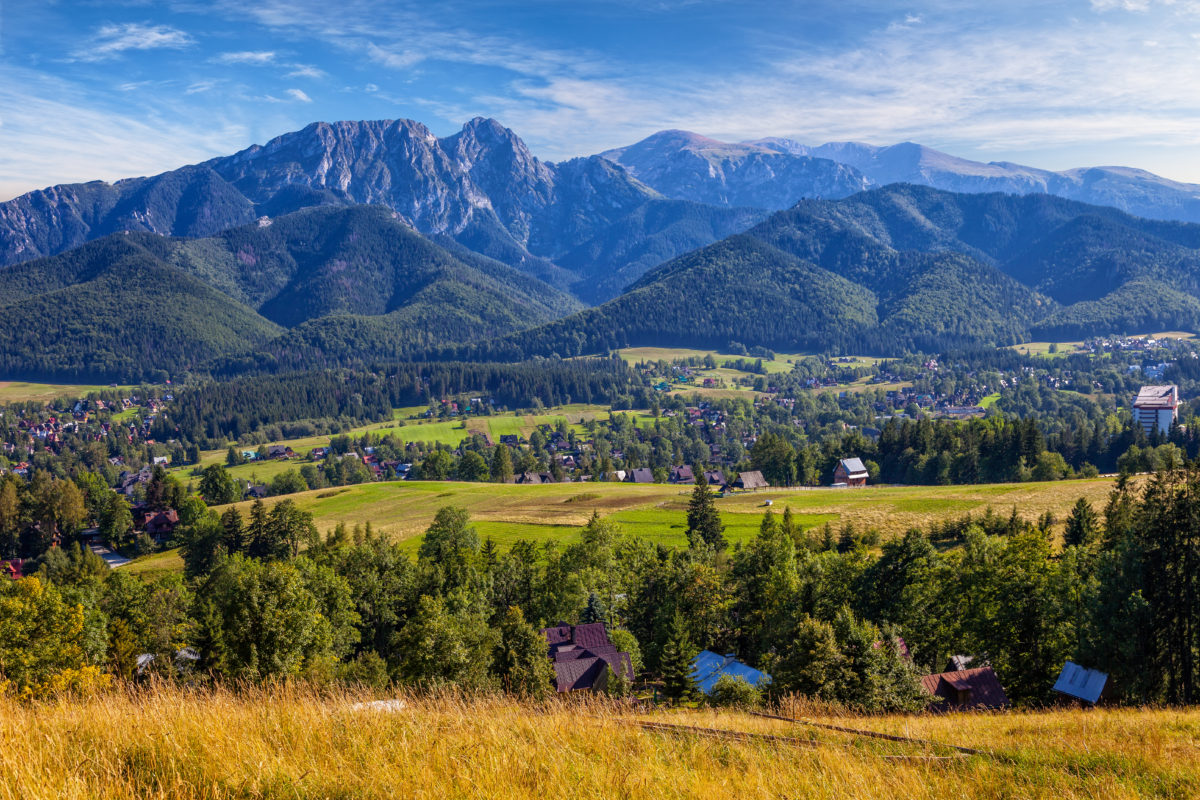 View From Gubalowka On The Tatra Mountains Poland Zakopane