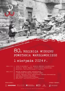 Plakat 80 rocznica powstania warszawskiego