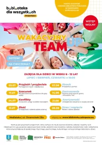 Lipiec 2025 Biblioteka Wakacyjny TeamUp