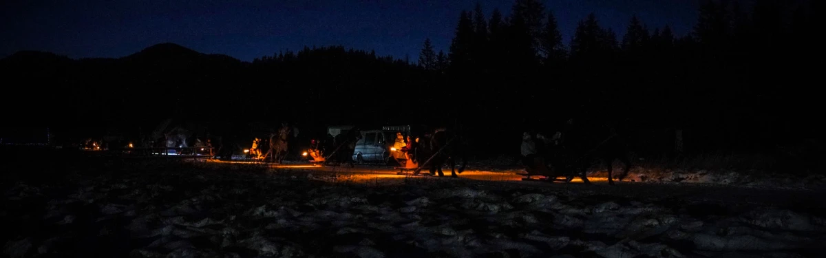 Evening sleigh ride – a unique event and attraction for you