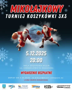 Santa Claus 3x3 basketball tournament in Zakopane 2025