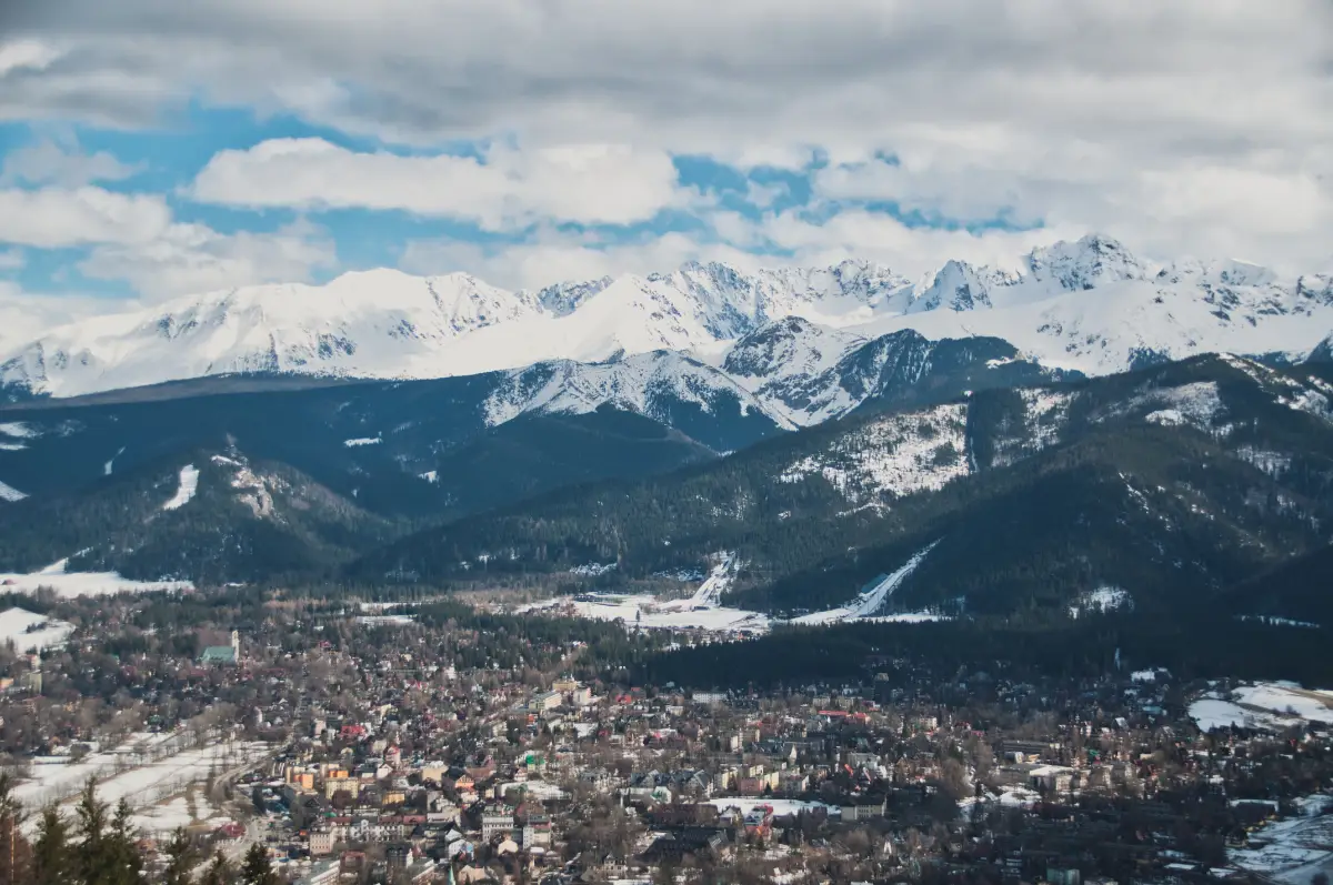 Styczeń 2026 w Zakopanem, Najciekawsze wydarzenia w mieście, widok na Zakopane z Gubałówki
