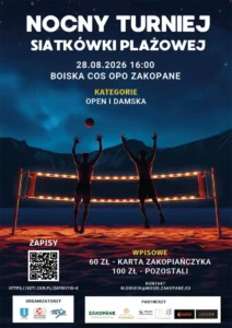 Night Beach Volleyball Tournament at COS Zakopane, August 2026